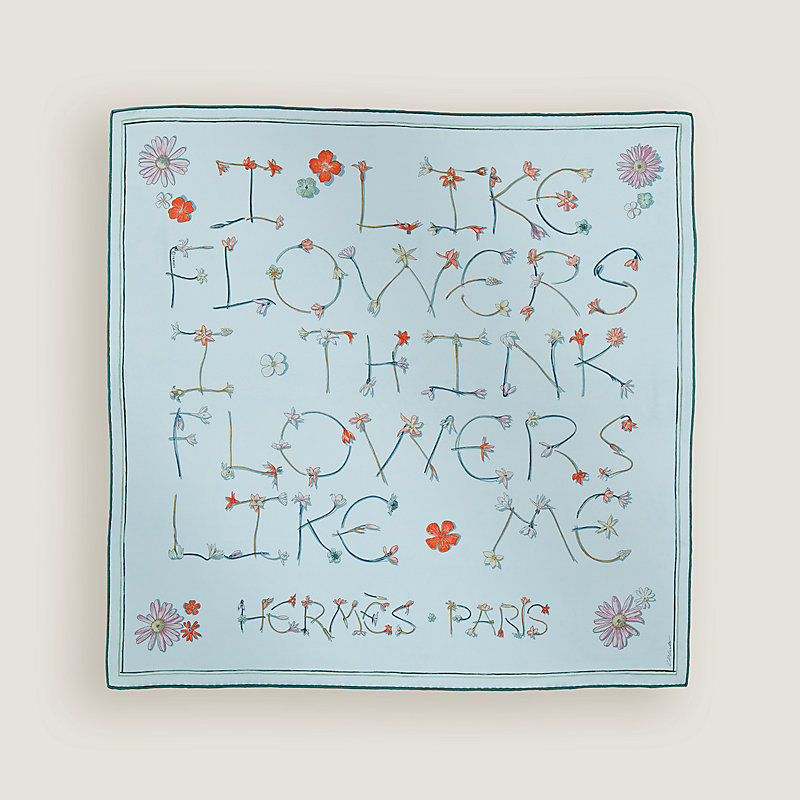 【華やかさと個性を】HERMES カレ70 I Like Flowers スカーフ I Like Flowers scarf 70 | Hermès Mainland China
